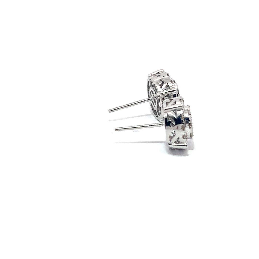 14k VVS Diamond Earrings