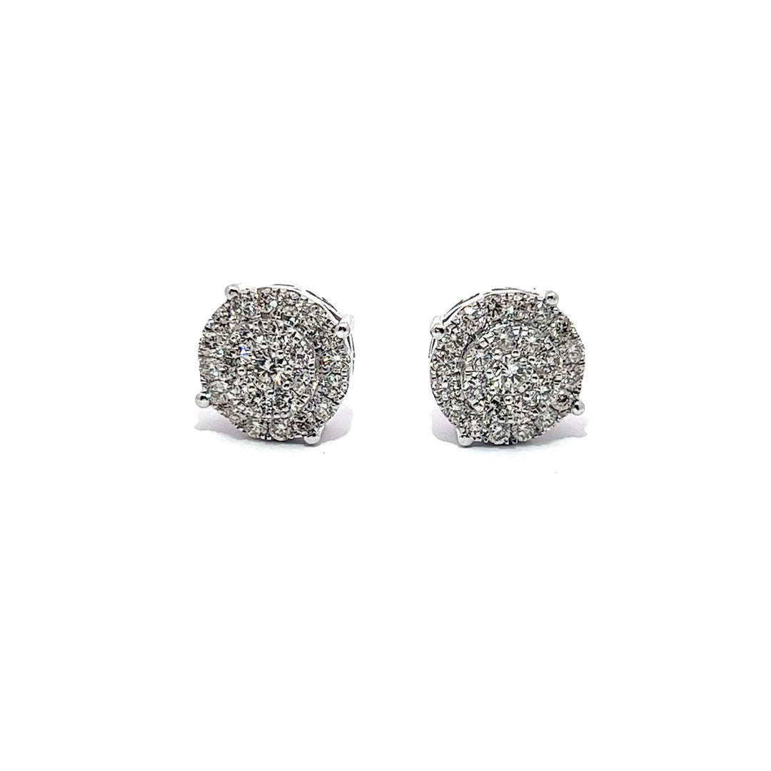 14k VVS Diamond Earrings