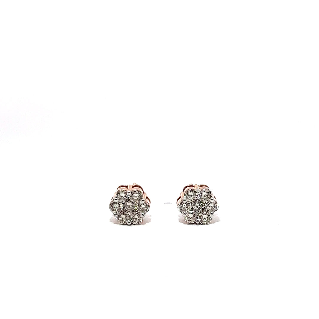 14k VVS Diamond Earrings