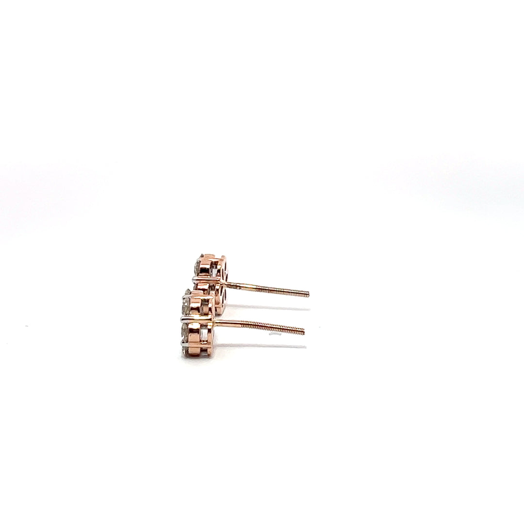 14k VVS Diamond Earrings