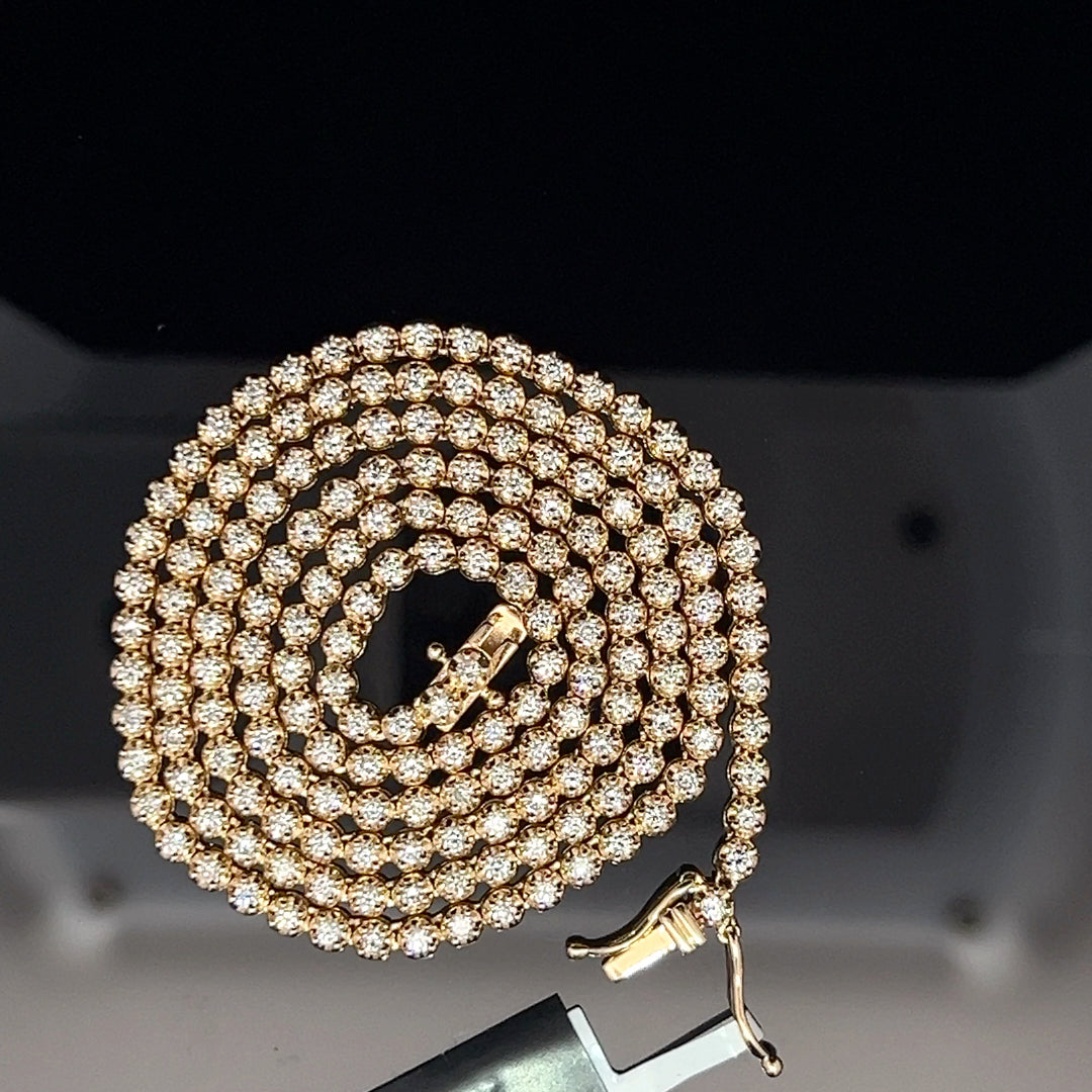 14K GOLD TENNIS CHAIN STEAL DEAL‼️