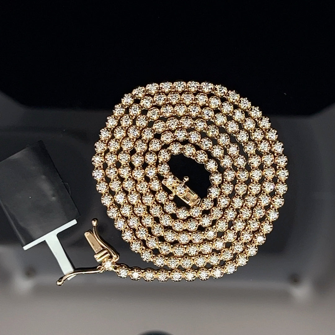 14K GOLD TENNIS CHAIN STEAL DEAL‼️