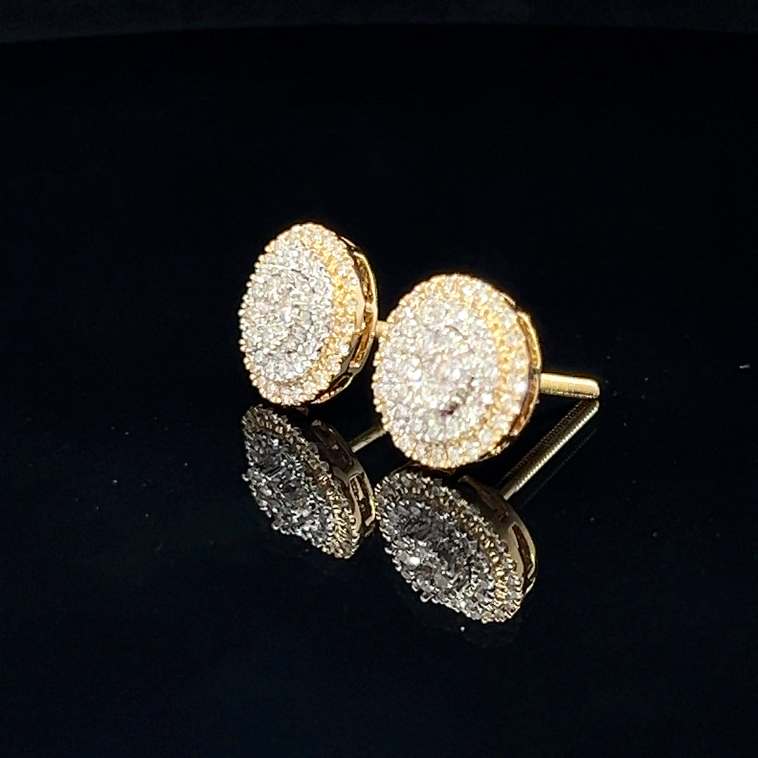 14k VVS Diamond Earrings