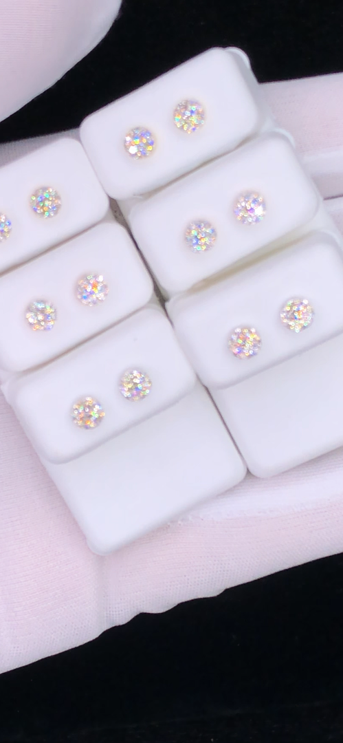 14k diamond earrings