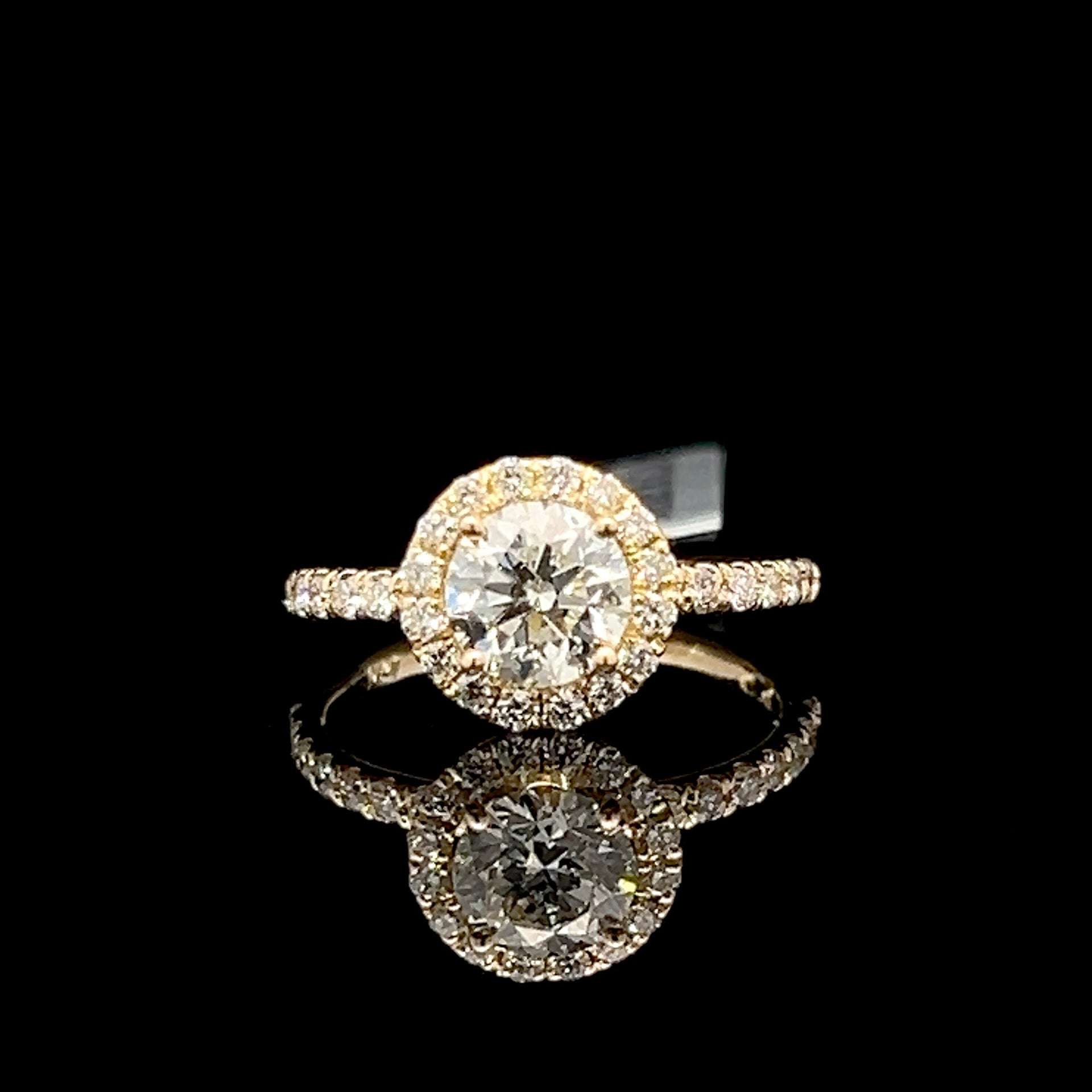 14k yellow gold Diamond Engagement Ring