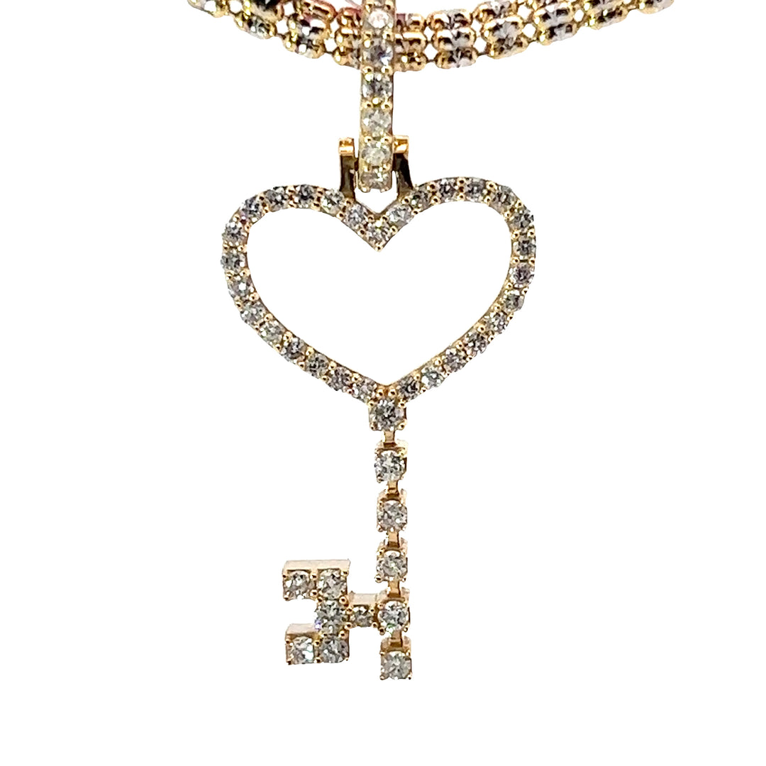 Heart Key pendant
