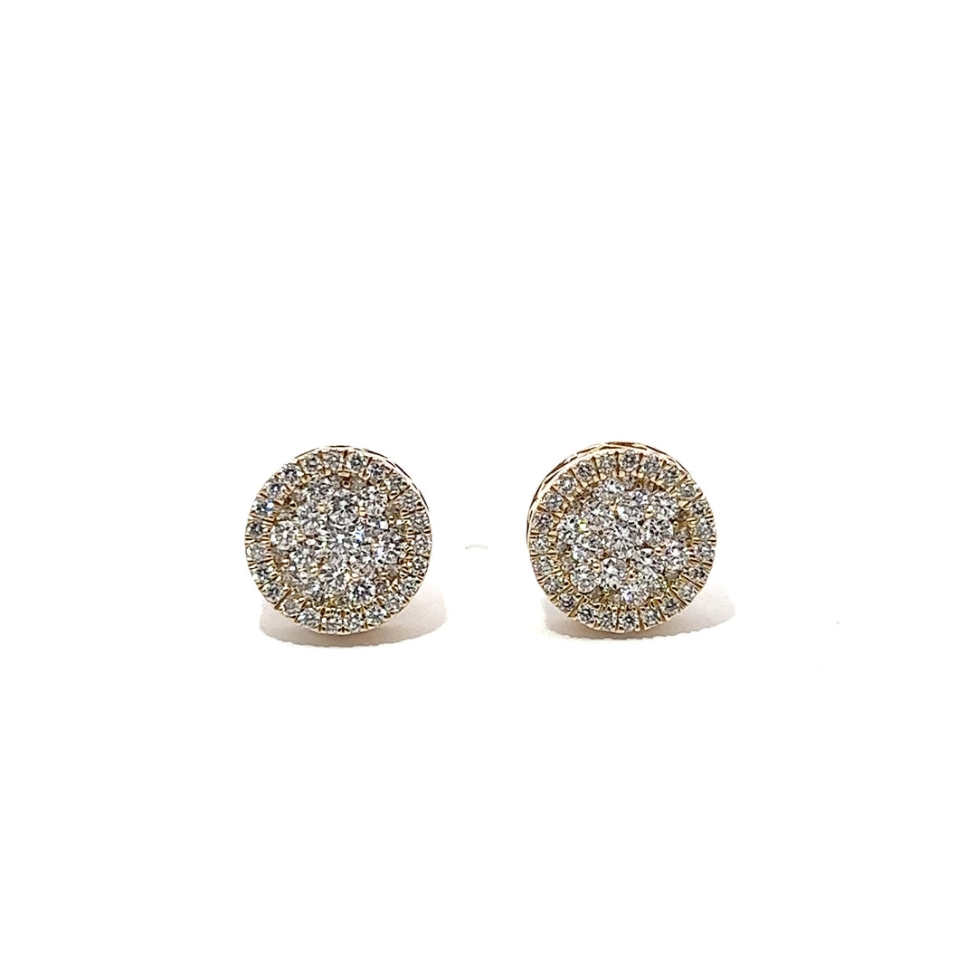 14k VVS Diamond Earrings
