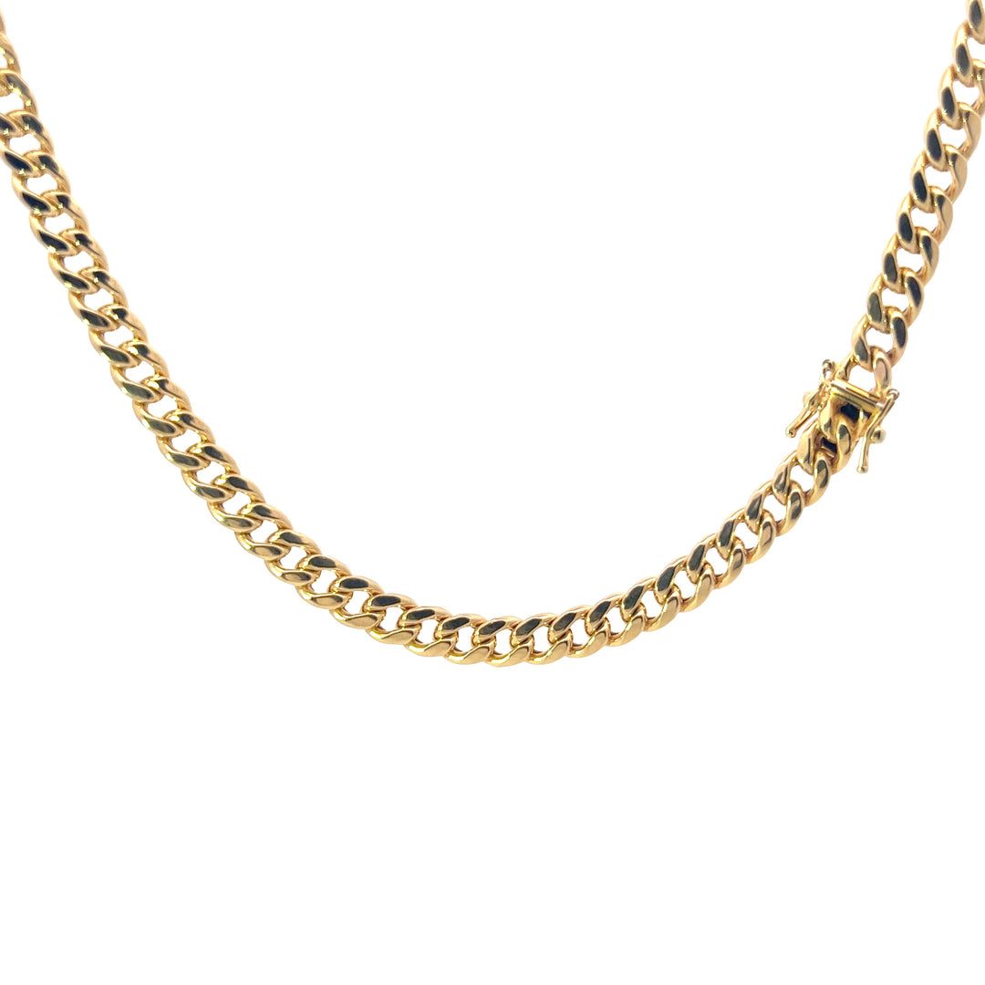 14k Yellow gold Cuban Chain