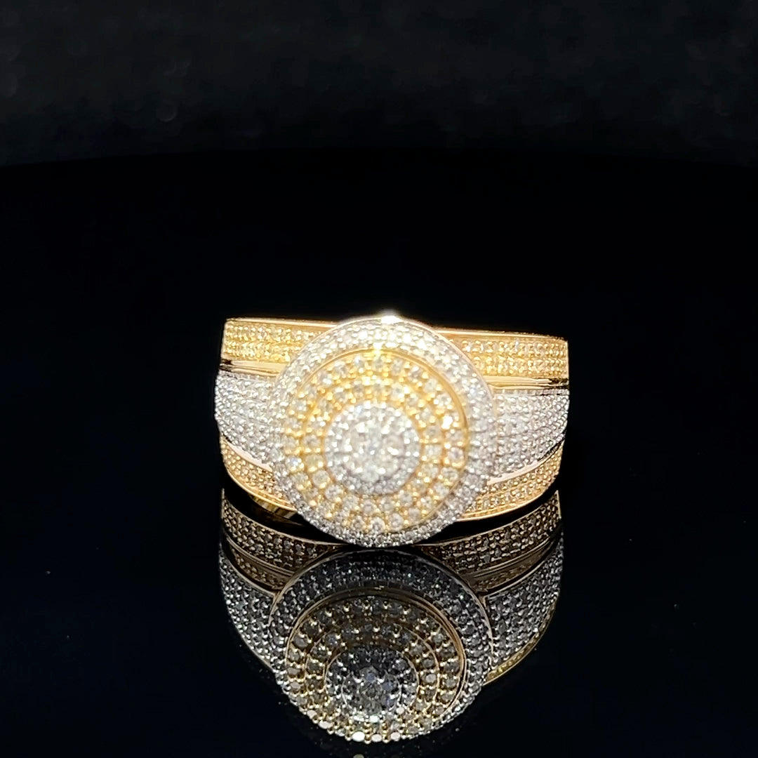 BLACK FRIDAY YELLOW GOLD DIAMOND RING