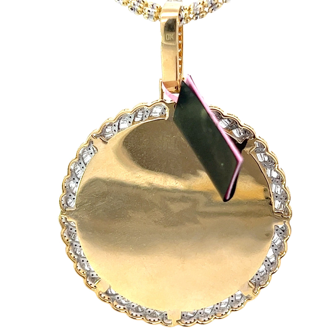 Yellow Gold Picture Pendant