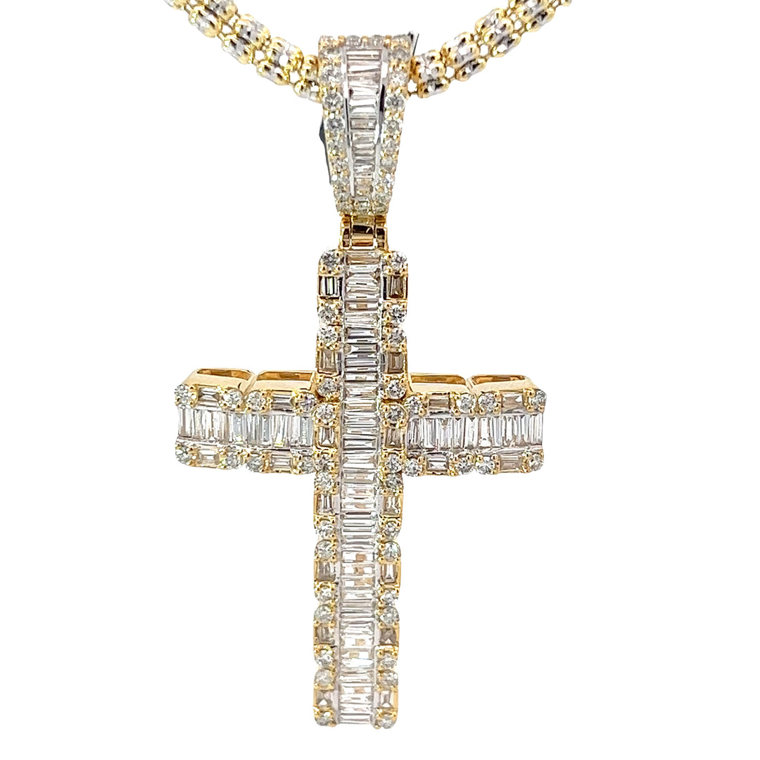 VVS Diamond Cross Pendant