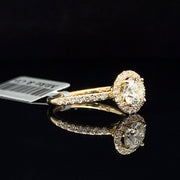 14k yellow gold Diamond Engagement Ring