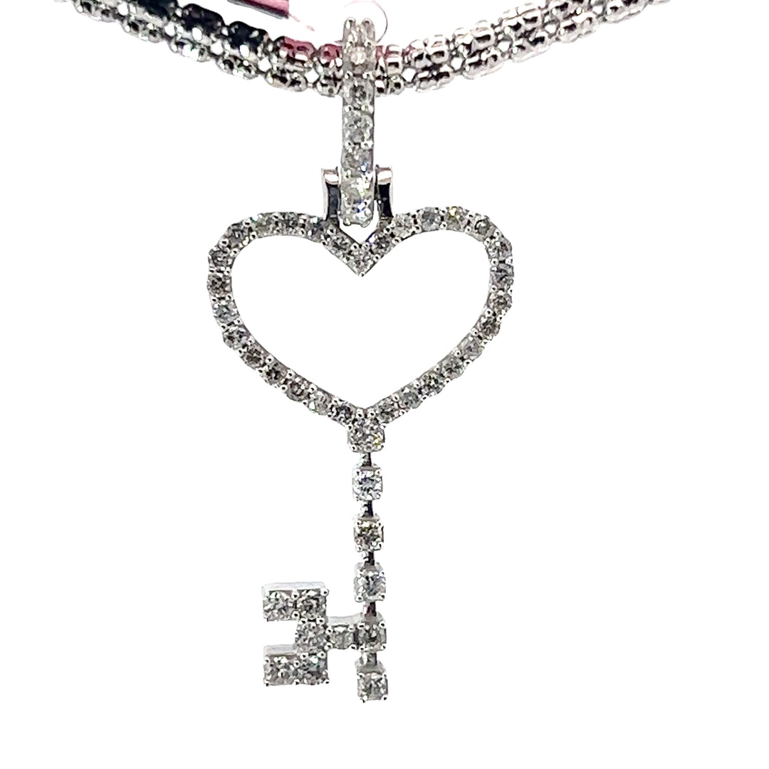 Heart Key pendant