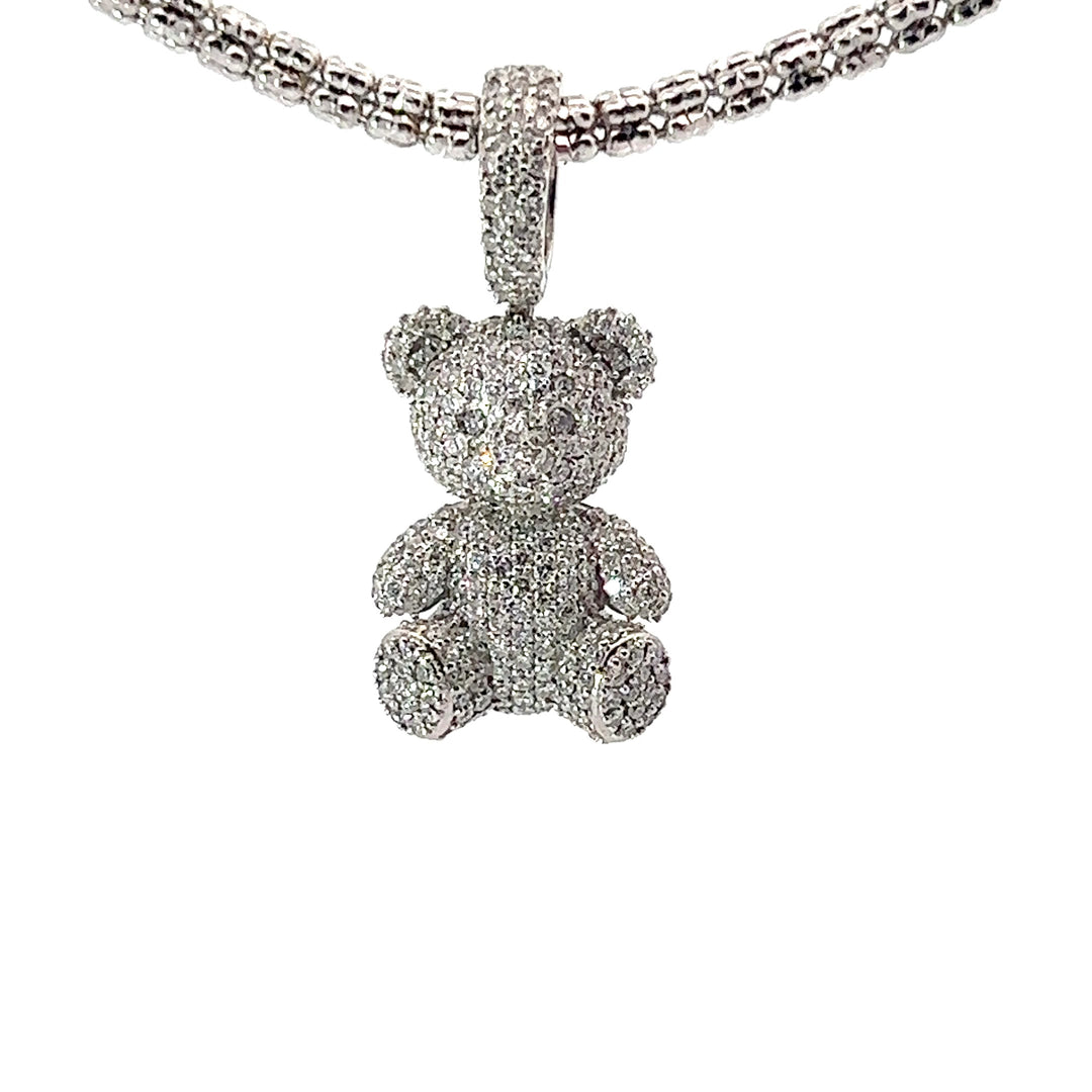 Solid Teddy Bear Pendant