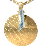 14k Solid Gold Picture Pendant