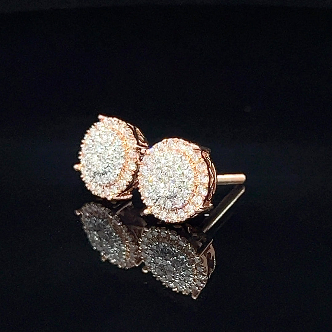 14k VVS Diamond earrings