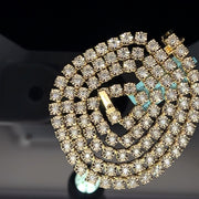 Solid gold Diamond tennis chain