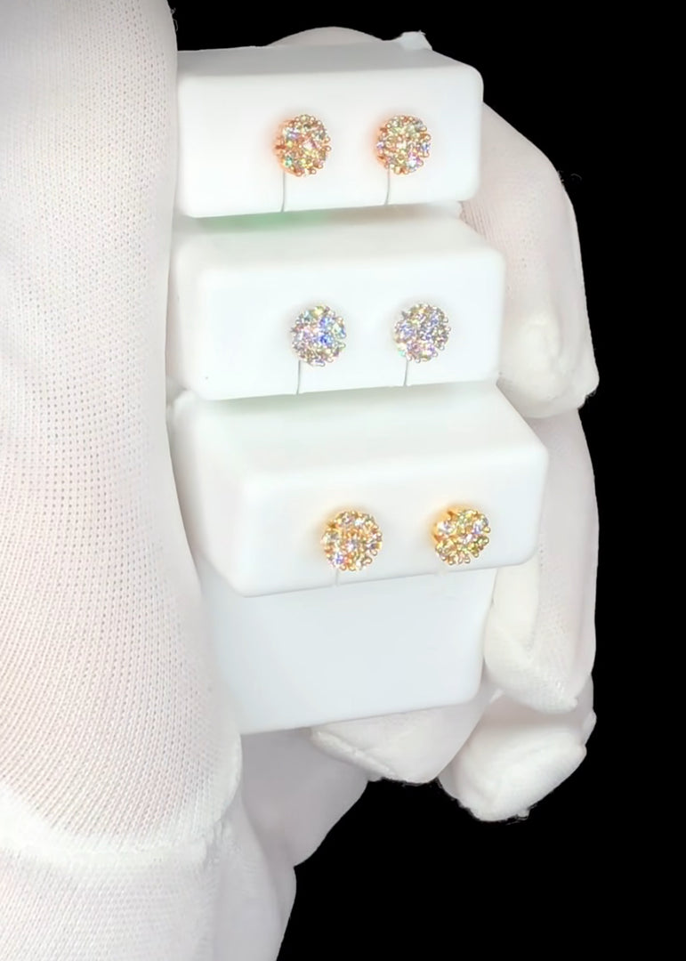 14k diamond earrings