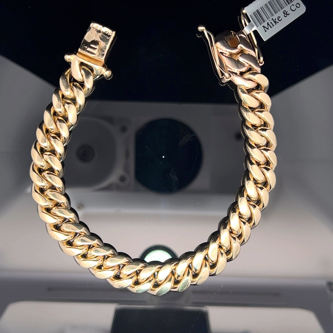 14k Solid Gold VIP Cuban Bracelet