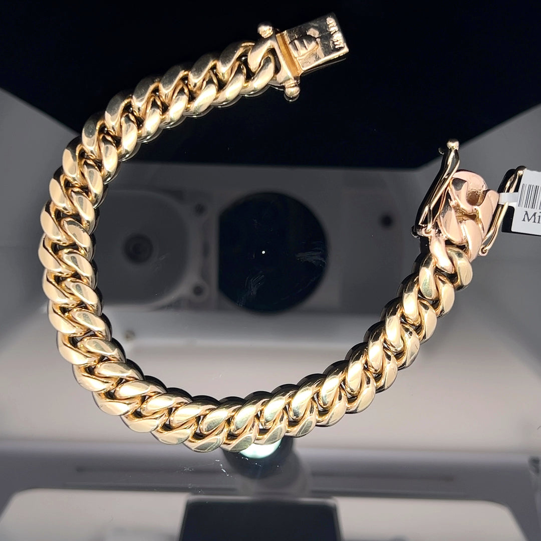 14k Solid Gold VIP Cuban Bracelet