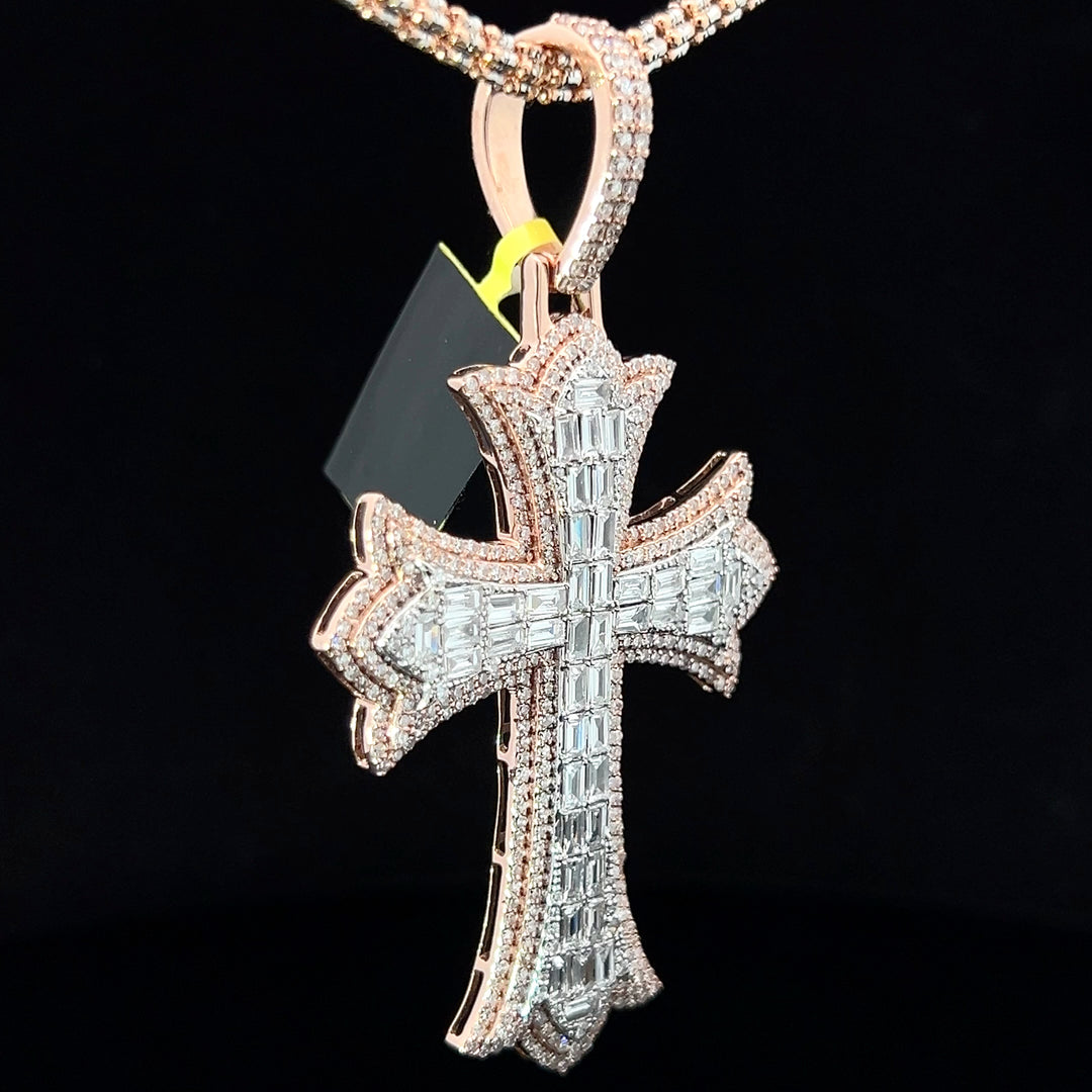 ROSE GOLD VVS LAB DIAMOND PENDANT