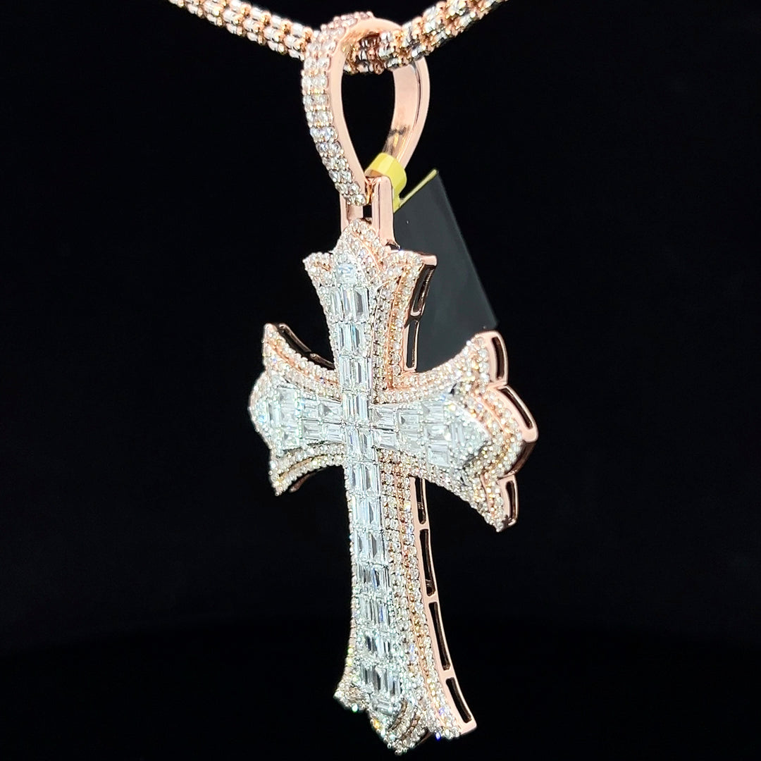 ROSE GOLD VVS LAB DIAMOND PENDANT