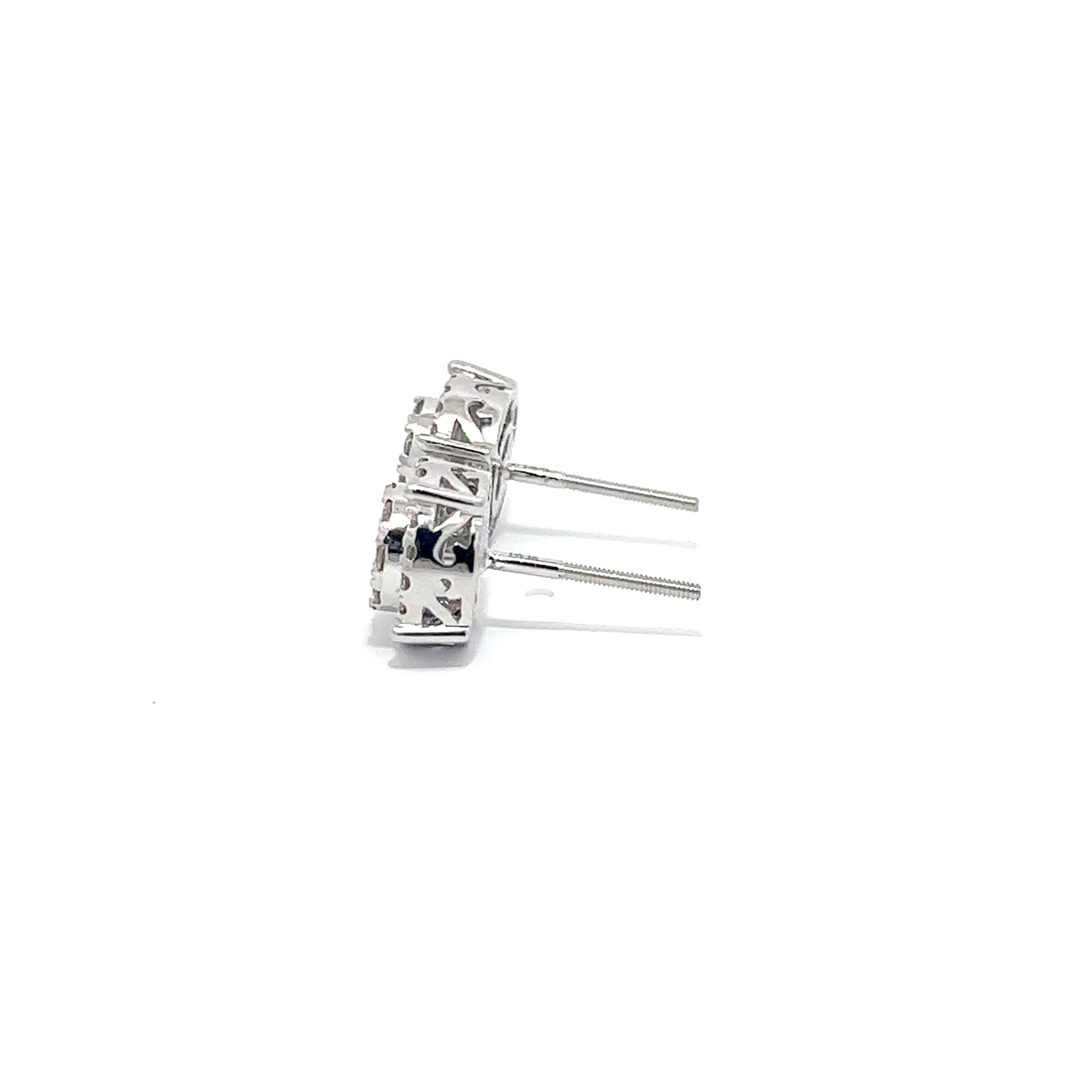 14k VVS Diamond Earrings