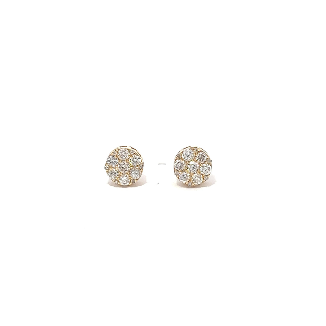 14k VVS Diamond Earrings