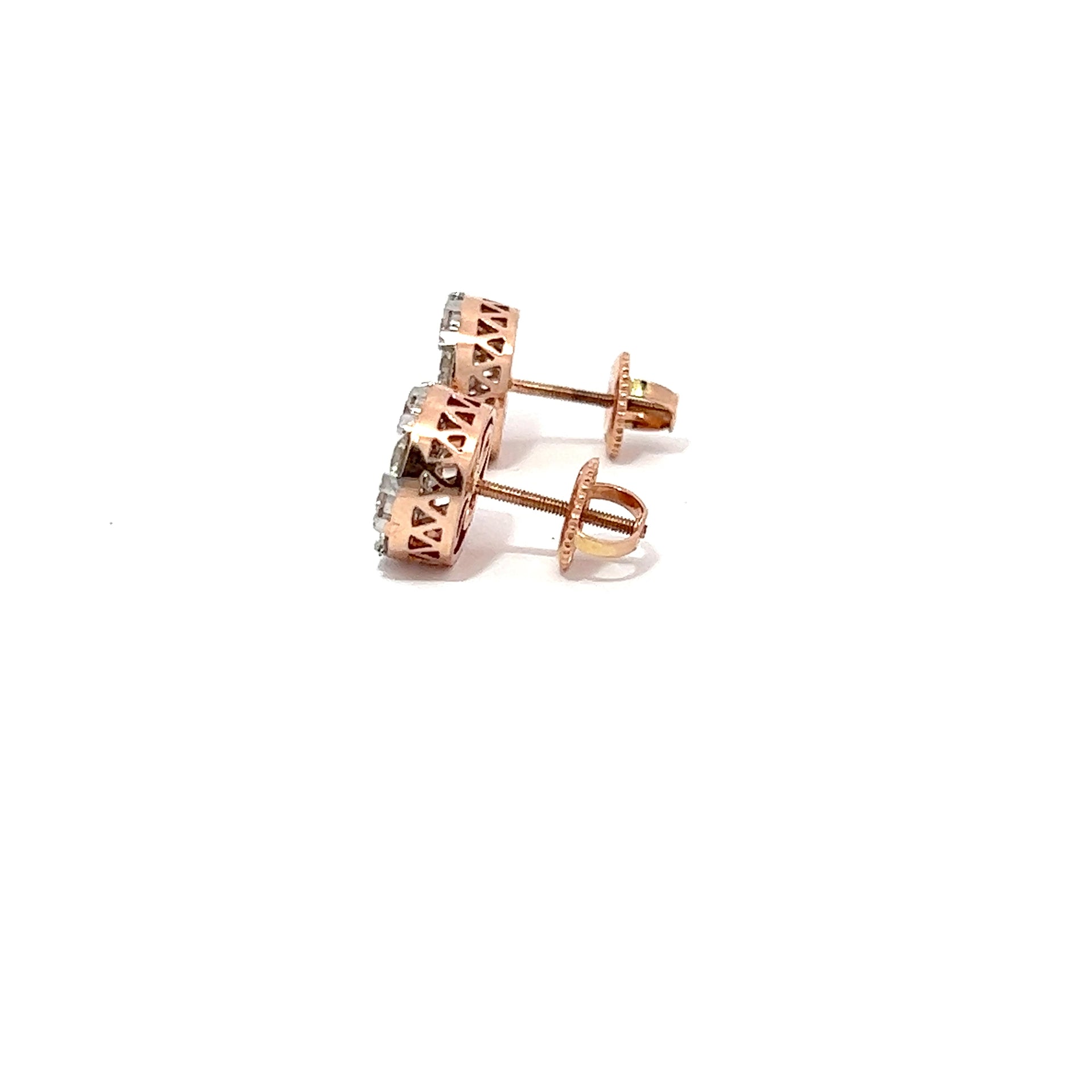 14k VVS Diamond Earrings