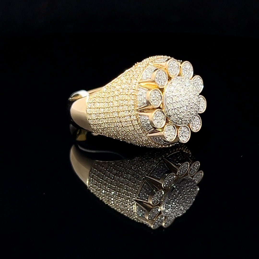 BLACK FRIDAY YELLOW GOLD DIAMOND RING