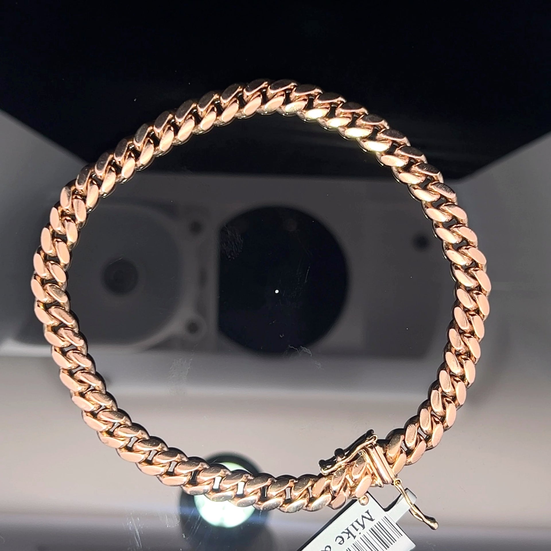 14k SOLID ROSE GOLD MIAMI CUBAN BRACELET