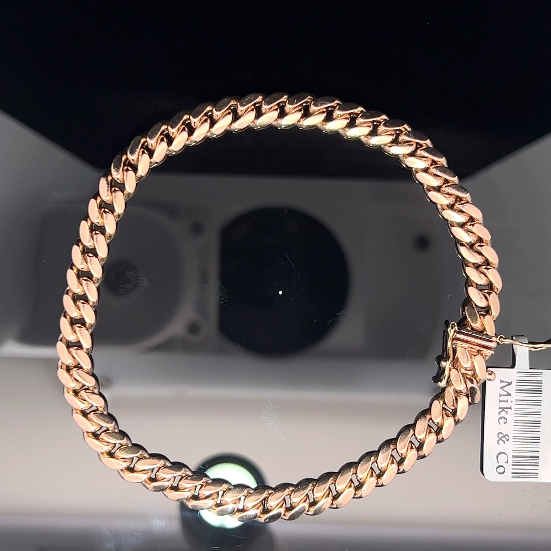 14k SOLID ROSE GOLD MIAMI CUBAN BRACELET