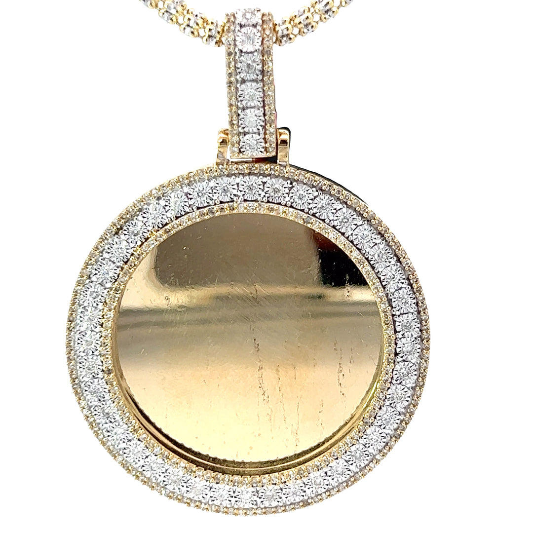 Yellow Gold Picture Pendant