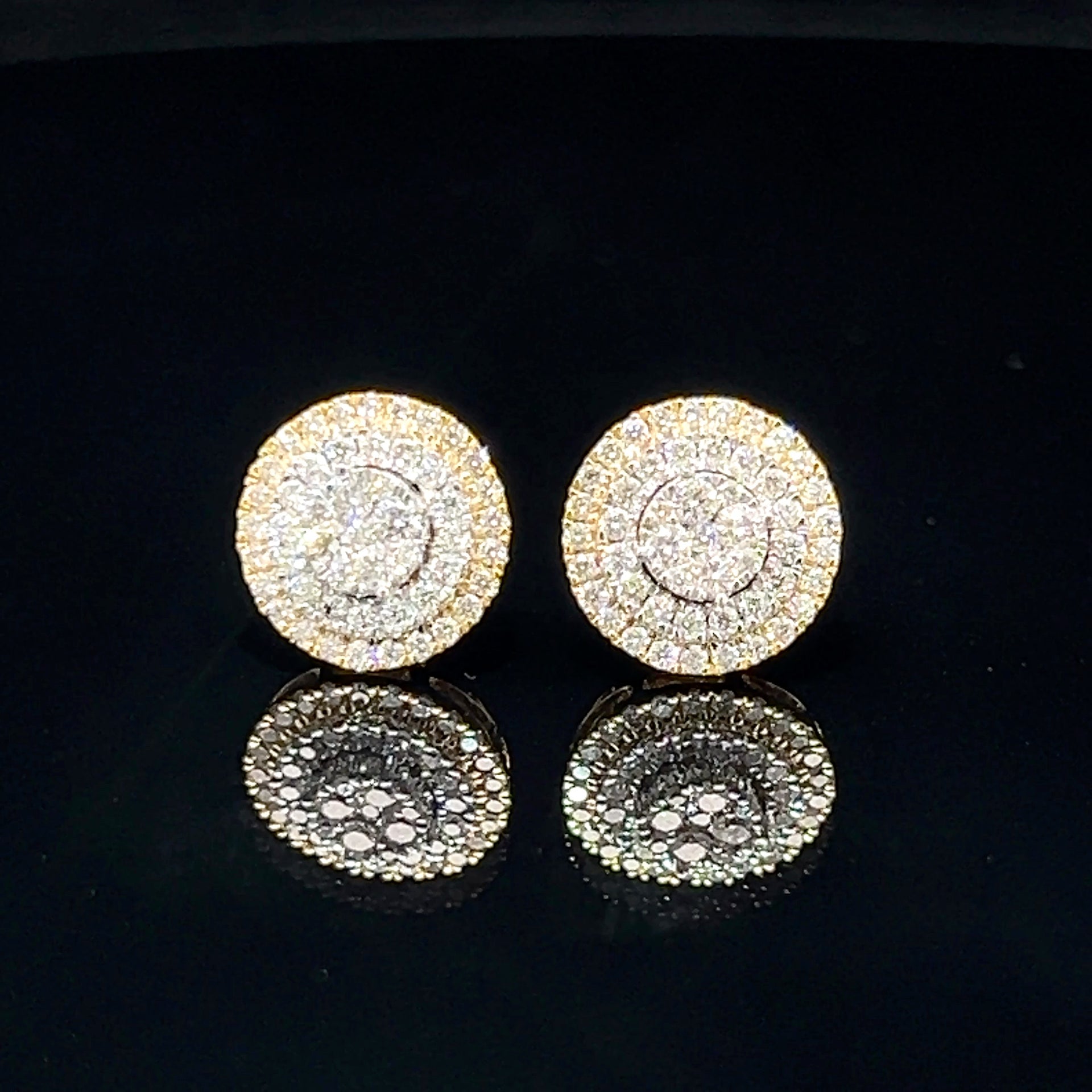 14k VVS Diamond Earrings