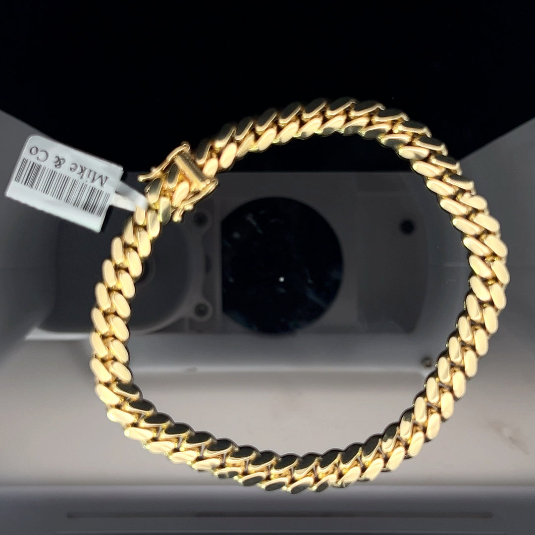 14k solid gold Miami Cuban bracelet