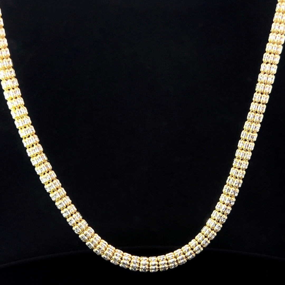 14k yellow gold Ice chain