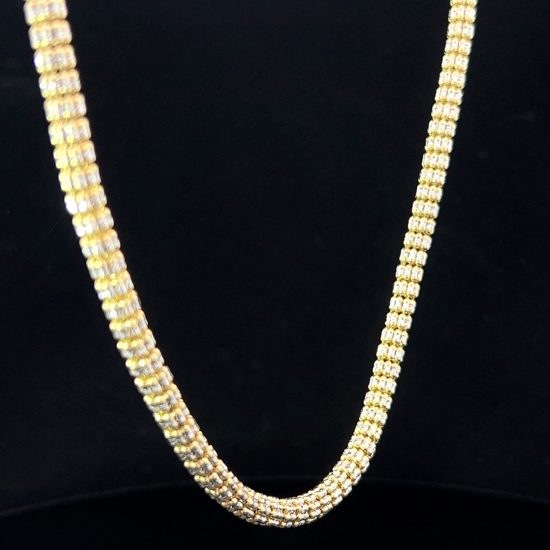 14k yellow gold Ice chain