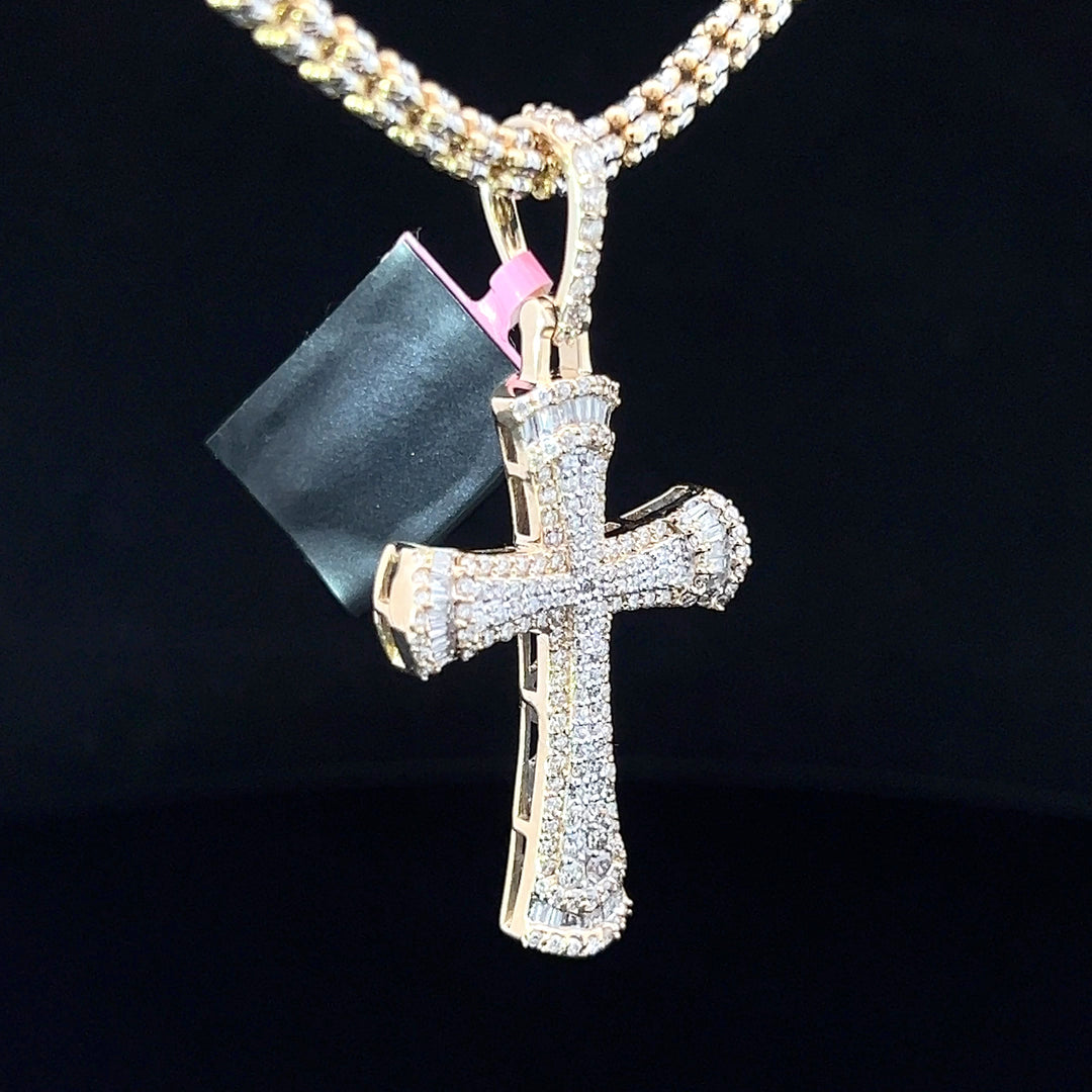 Elegant Diamond Cross Pendant