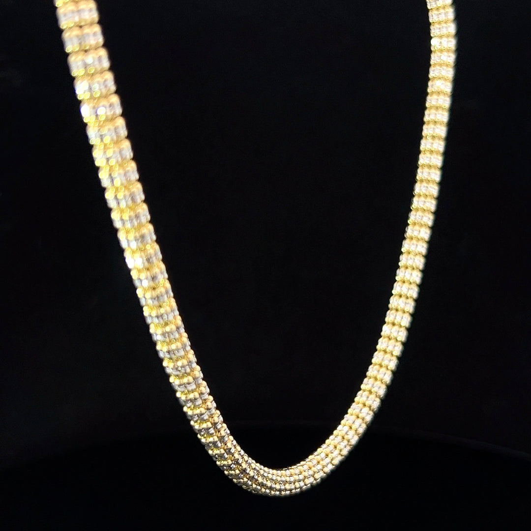 14k yellow gold Ice chain