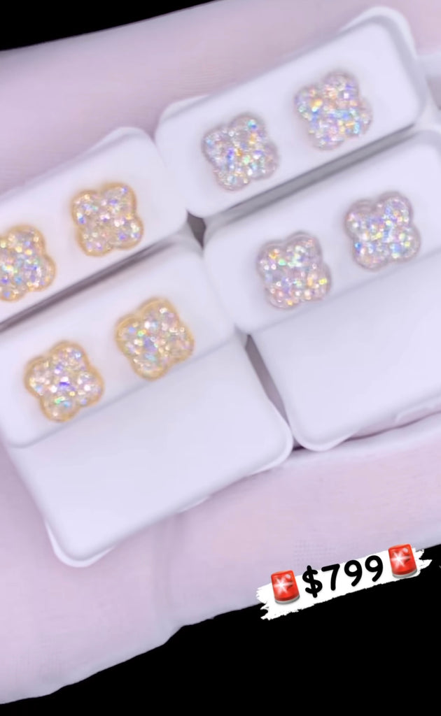 New diamond earrings