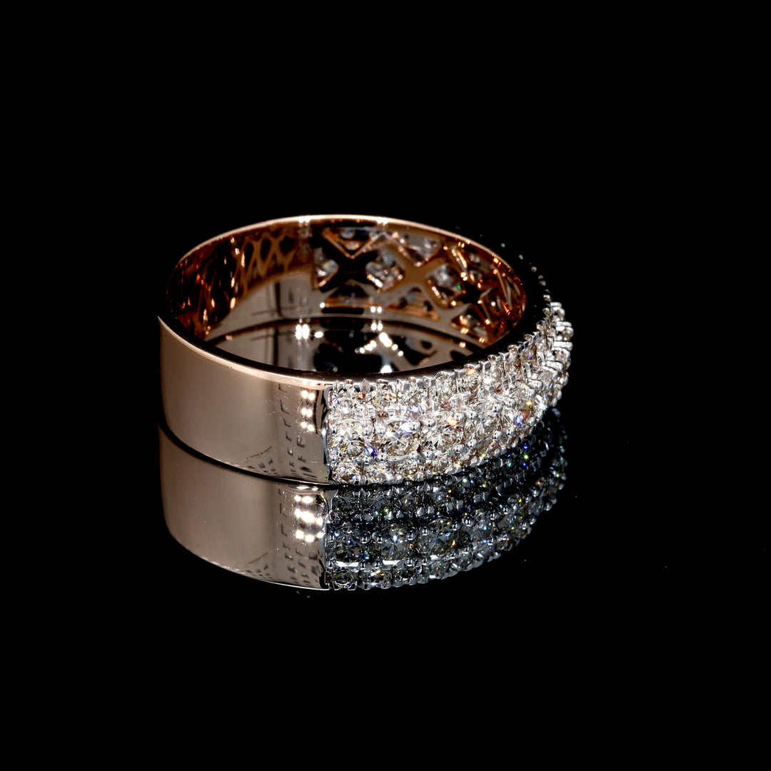 14K YELLOW GOLD DIAMOND VVS RING