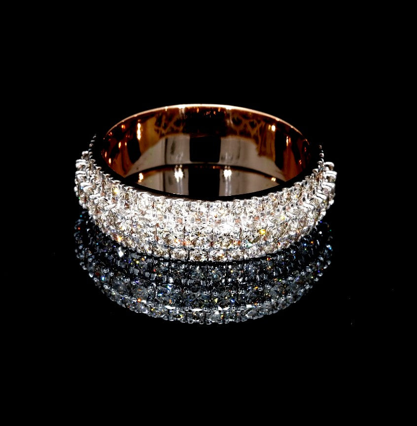 14K YELLOW GOLD DIAMOND VVS RING