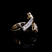 DOUBLE CLOVER VVS DIAMOND RING