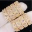 New Baguettey Bands Solid 14k yellow gold diamond rings 1.41Cts