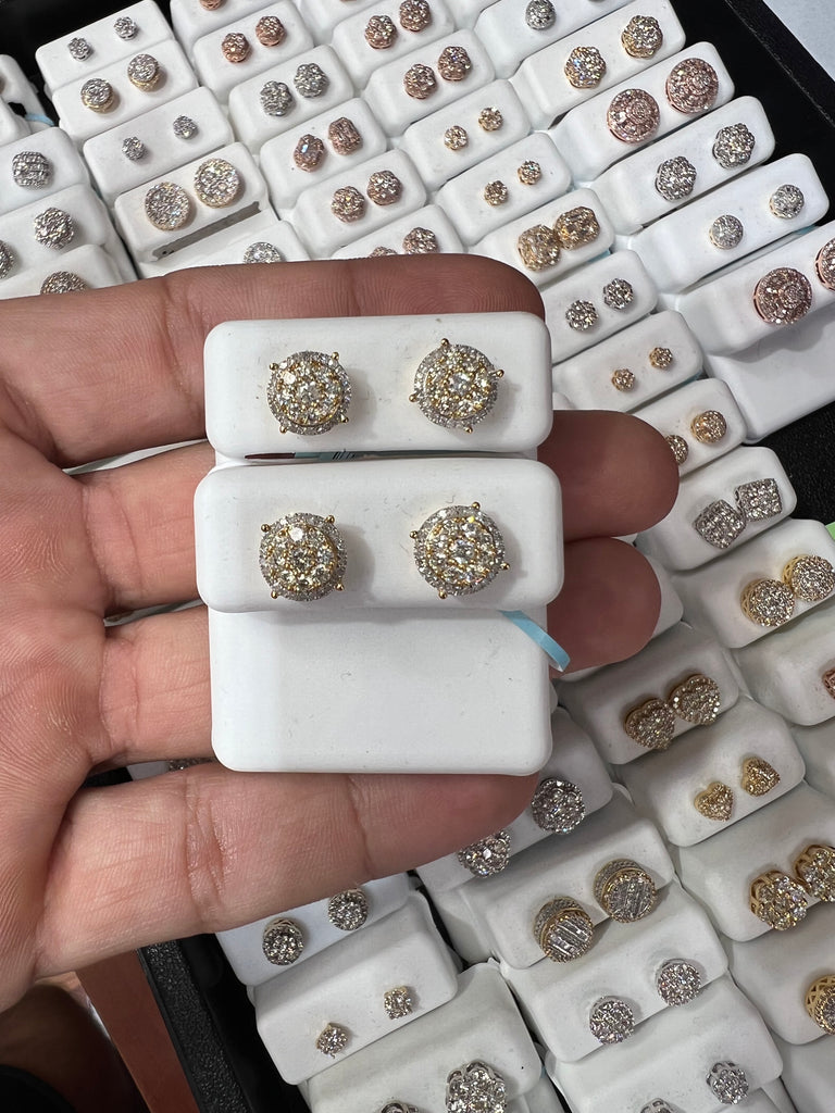 New VVS diamond earrings