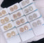 14k Solid gold Diamond earrings