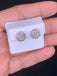 14k solid gold Diamond VS earrings