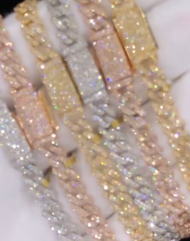 White gold diamond bracelet