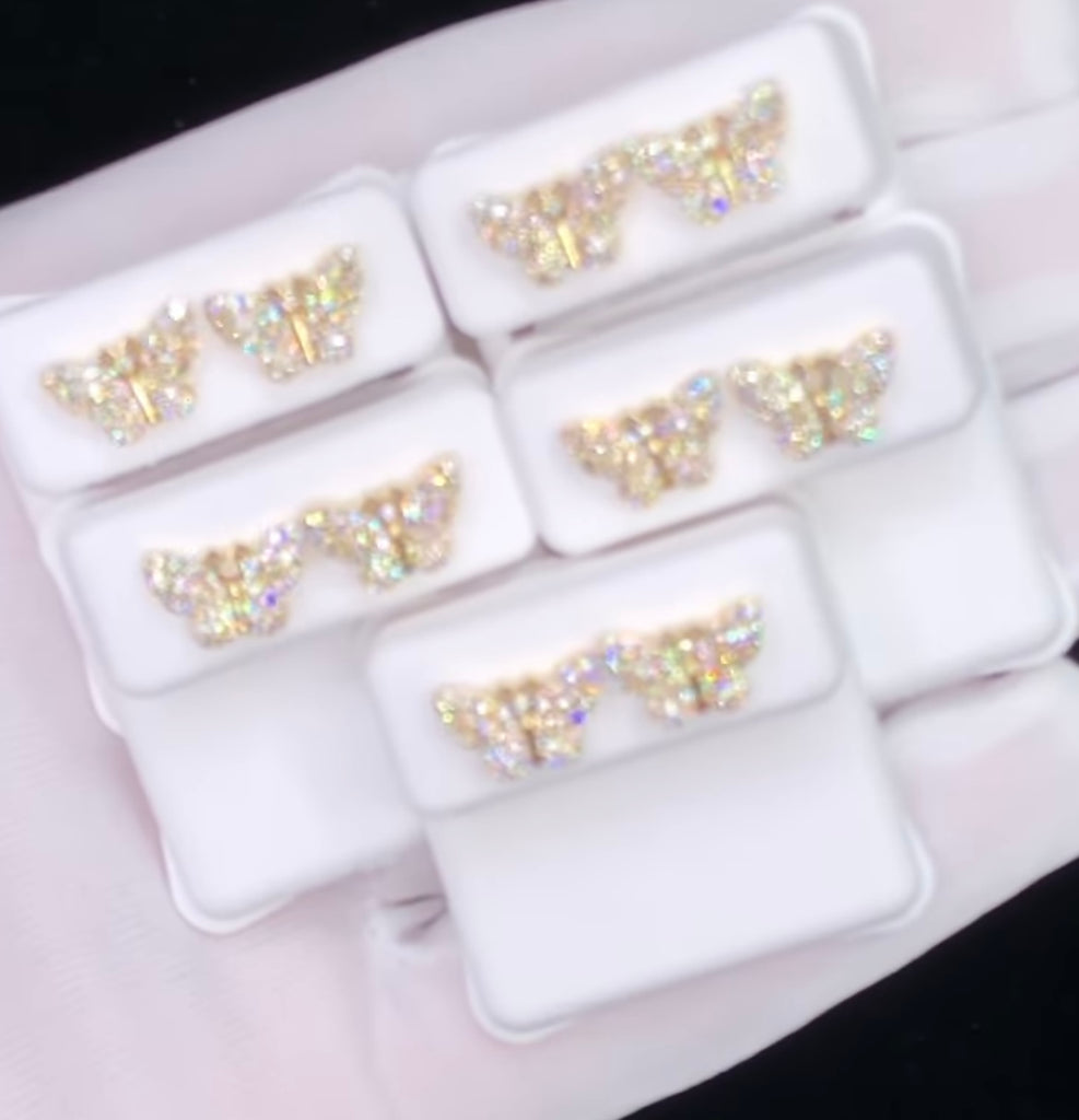 New Butterfly Diamond earrings