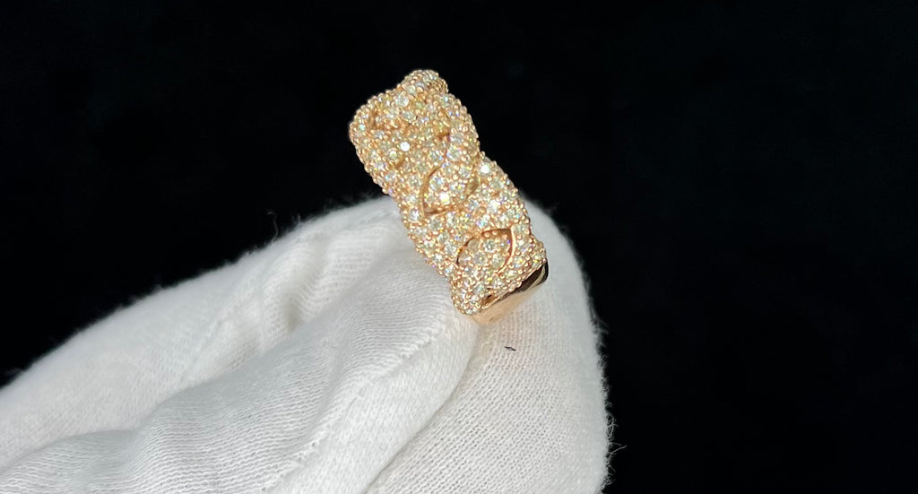 14k Rose gold Diamond ring